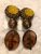 Pear handmade earings