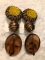 Pear handmade earings